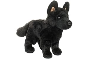 Harko Black German Shepherd from Douglas - Loved by All Ages - Perfect Room Décor Item - 8 Inches Long (20 cm)