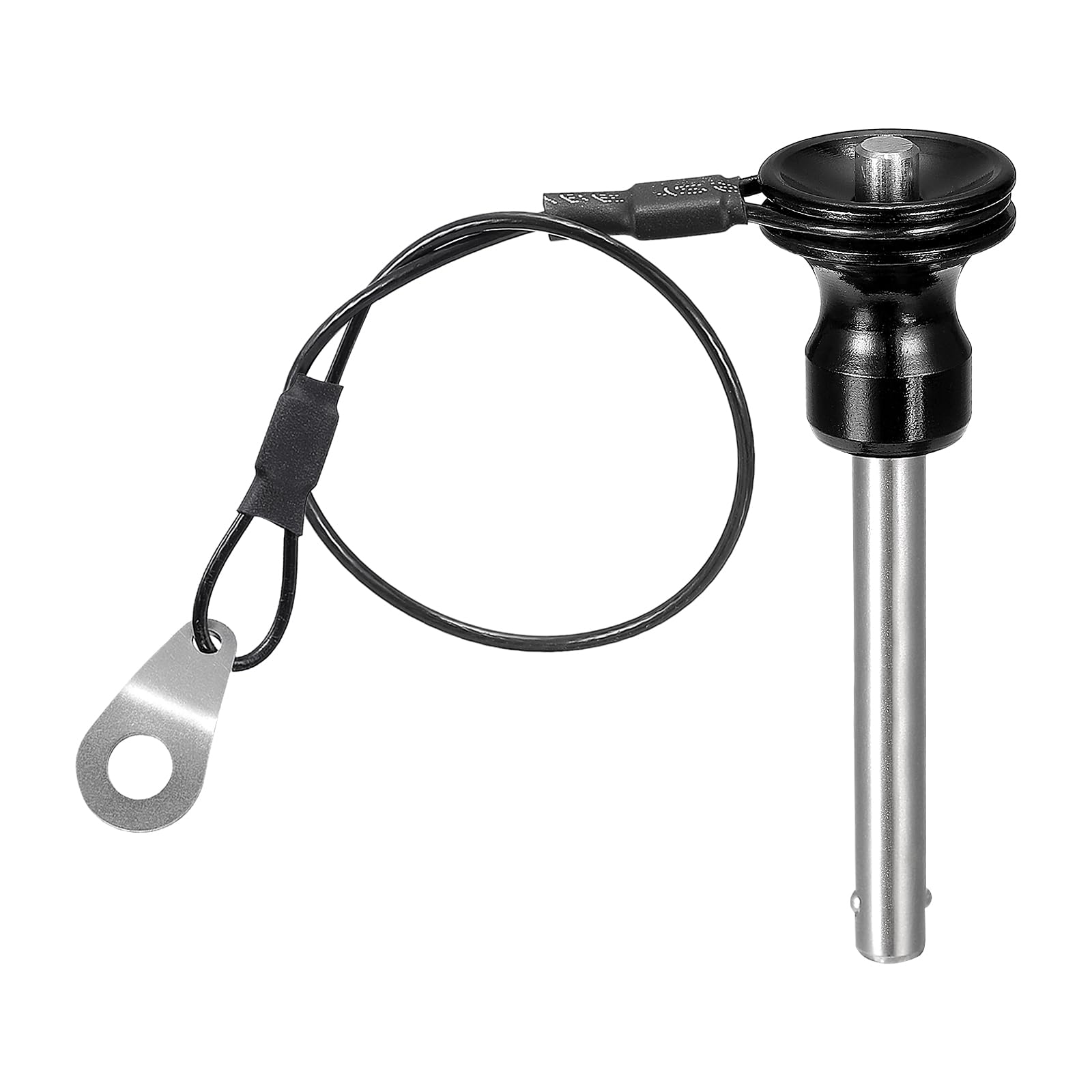 DTGN 6mmx36mm(DxL) Quick Release Pin - Good for Quickly Connecting Hooking Up Components - 304 Stainless Steel Push-Button Ball Locking Pins with Wire - Silver