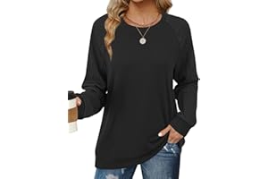 Dimur Shirts for Women Lightweight Business Casual Long Sleeve Crewneck Tops Womens Fashion 2025