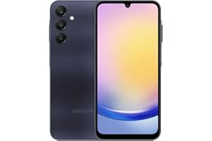 Samsung Galaxy A25 5G A256E 128GB Dual-SIM GSM Unlocked Android Smartphone (Latin Variant/US Compatible LTE) - Blue Black