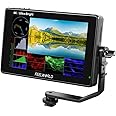 FEELWORLD LUT7 PRO 7 Inch Ultra Bright 2200nits DSLR Camera Field Monitor 3D LUT Touchscreen HDR Waveform F970 External Power and Install Kit 4K HDMI