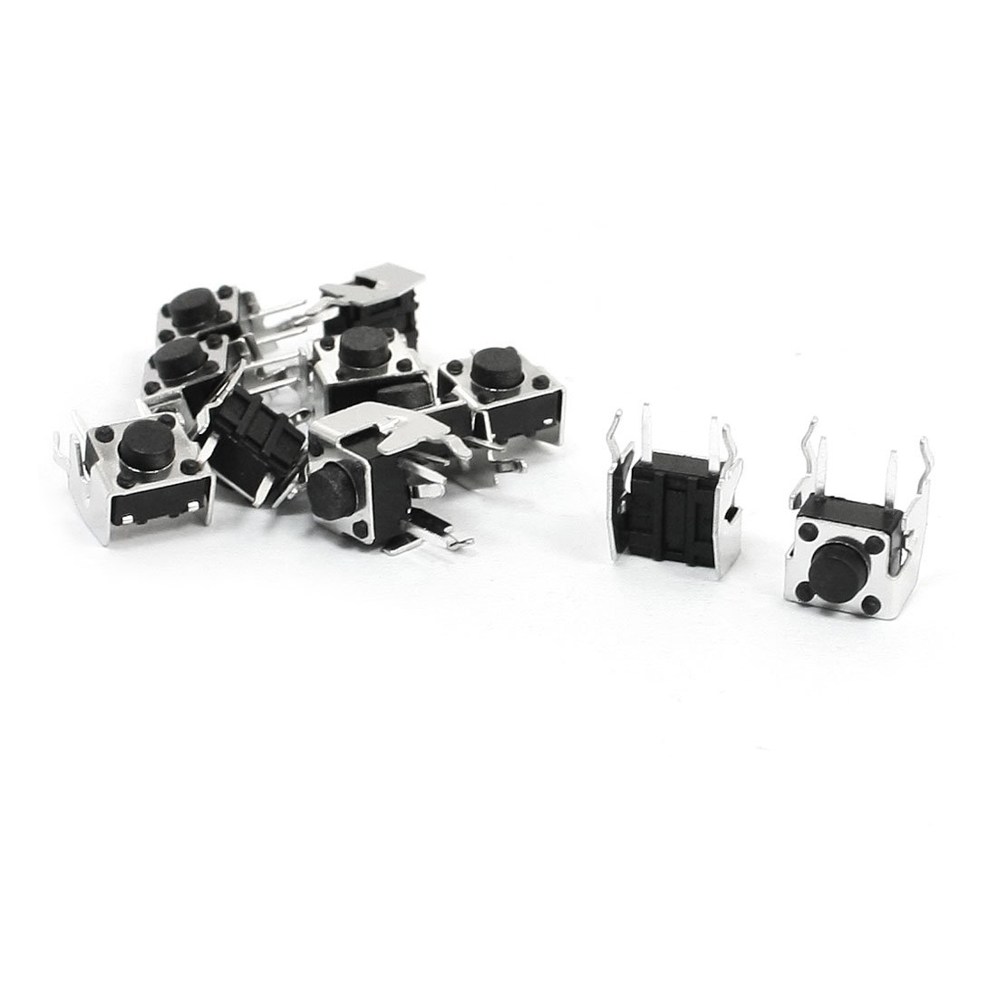 Sourcingmap A14011600ux0731 11 Pcs Momentary Contact Tactile Push Button Micro Switch, 0.31" Width, 0.43" Length