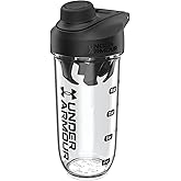 Under Armour UA 24oz Clarity Shaker Bottle Clear/Black OSFA