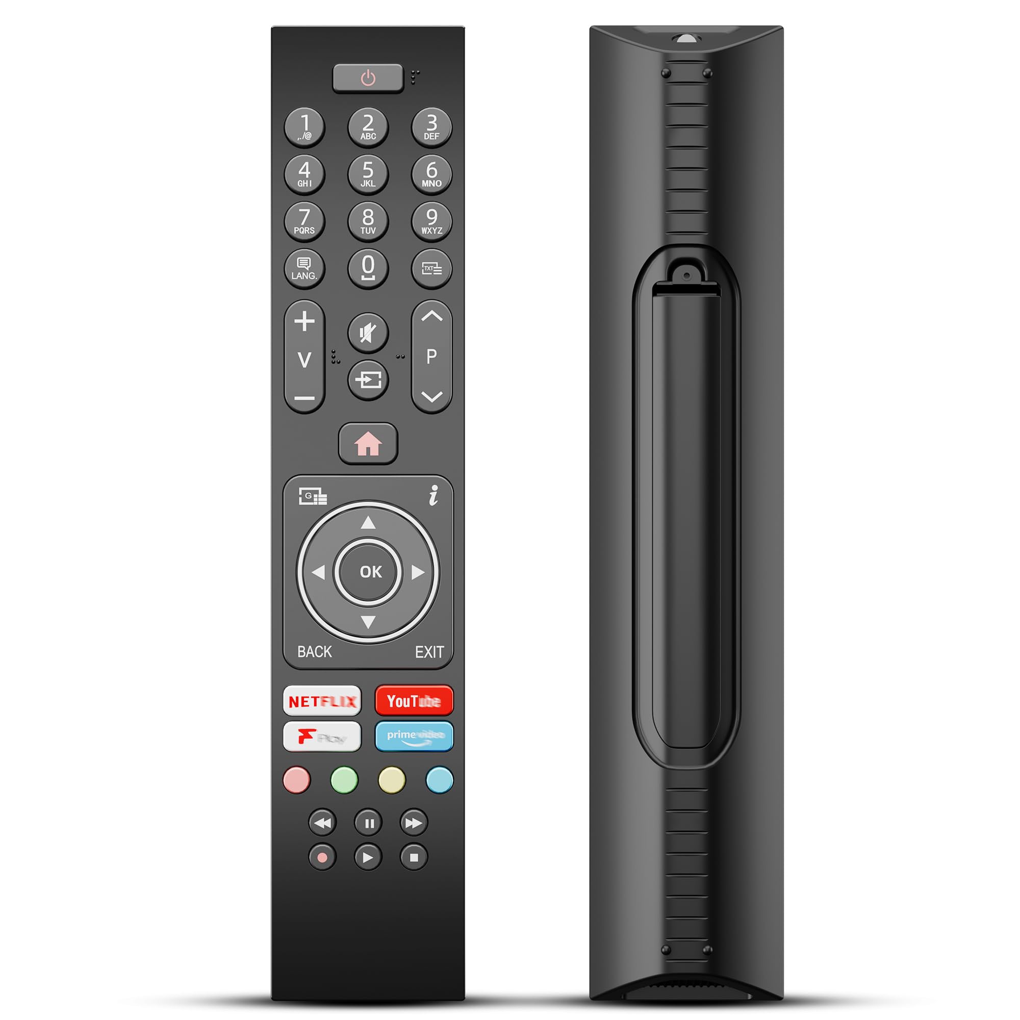 Bush Tv Remote Control Replacement - Bush Remote Control for TV RC43137P also Compatible with some Models of Finlux Celcus Polaroid Luxor Techwood Digihome Logik Hitachi Models – No Setup Required