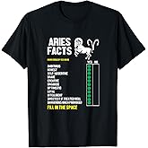 Funny Zodiac Sign Aries Facts T-Shirt