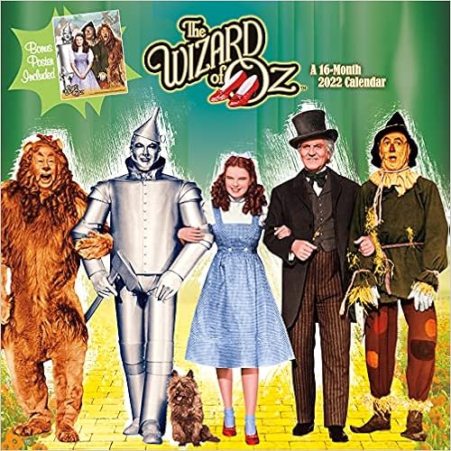 Wizard Of Oz Halloween 2022 2022 The Wizard Of Oz Wall Calendar With Bonus Poster Trends International 9781438886558 Amazon Com Books