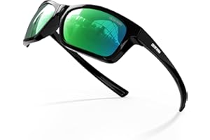 DEAFRAIN Kids Polarized Sports Sunglasses for Boys Girls Flexible Frame Youth Baseball Running Fishing Glasses for Age 7-14