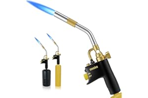 Sondiko Propane Torch Head, High Intensity MAPP Torch Head Trigger Start Gas Torch, Plumbing Soldering Torch for Welding, Machine Maintenance, Barbecue