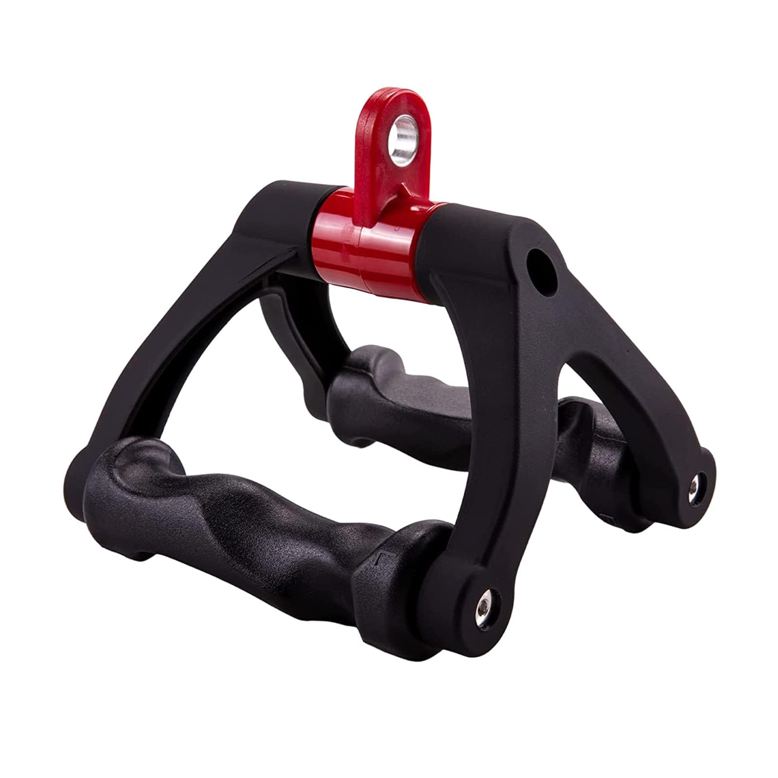 Photo 1 of Double D Handle for Cable Machine - Ergonomic Row Handle Cable Attachment - Triangle V Bar Grip LAT PullDown Attachments for Home Gym