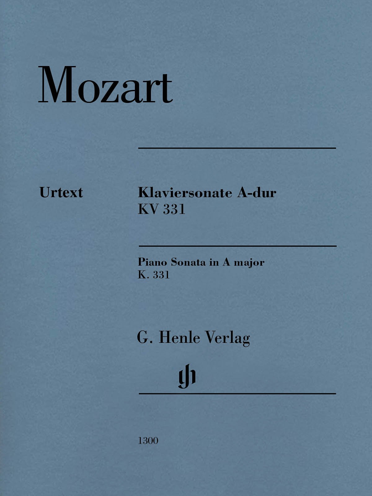 W.A. Mozart: Sonata A Major K331 (Revised Urtext Edition): (Alla Turca)