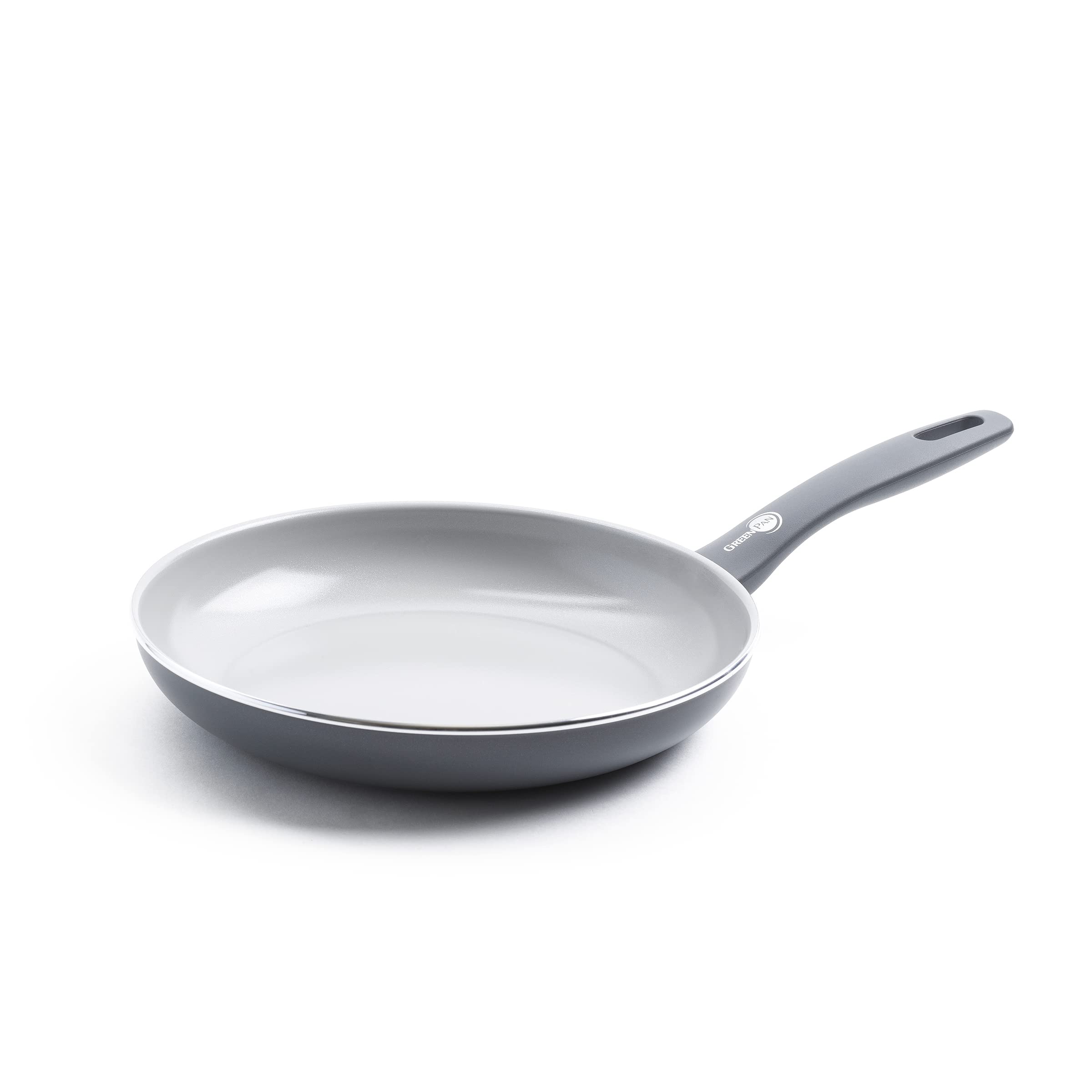 Photo 1 of GreenPan Dover Healthy Ceramic Nonstick, 10" Frying Pan Skillet, PFAS-Free, Dishwasher Safe, Comfort Grip Handle, Grey