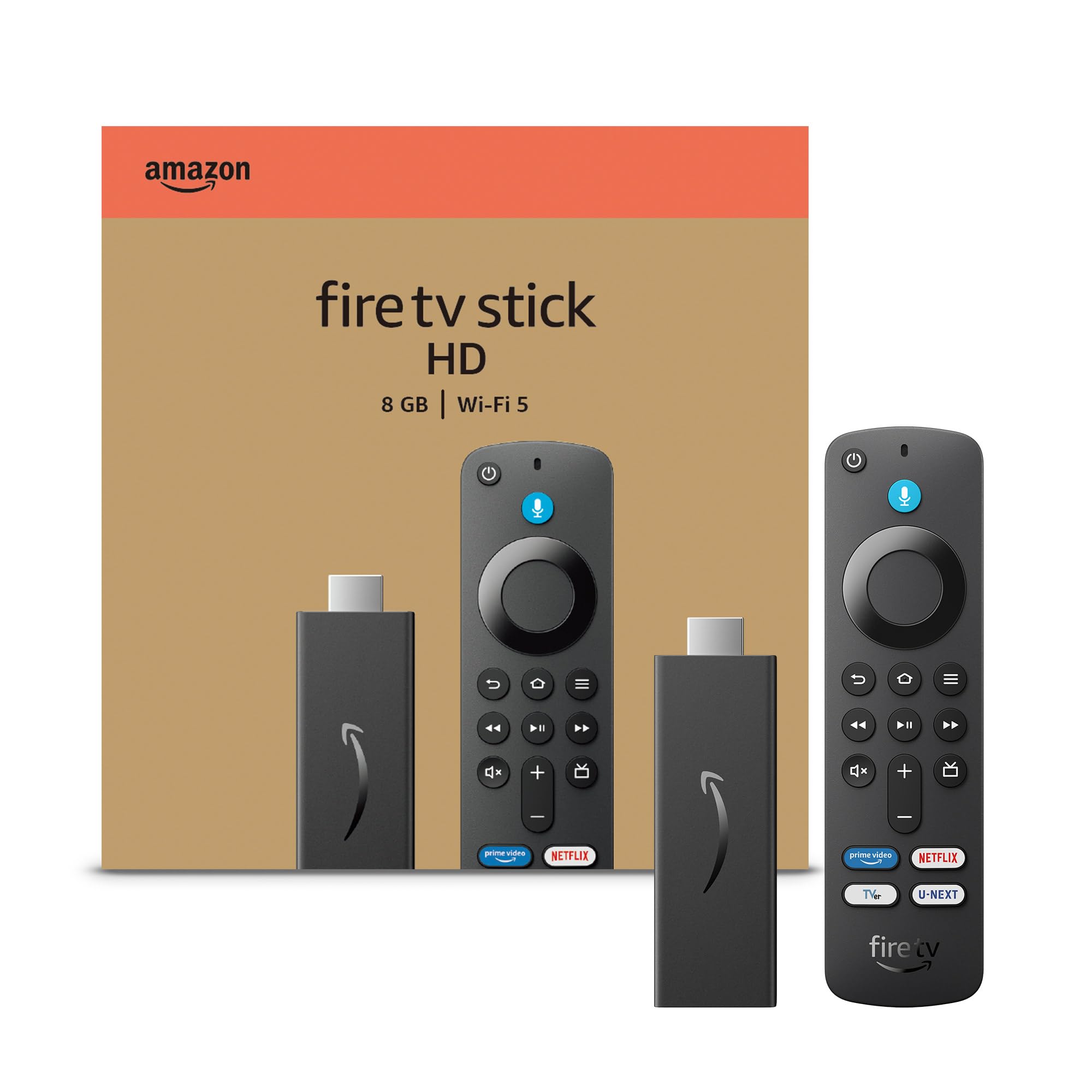 Amazon Fire TV Stick HD | 大画面でフルHDの楽しさを簡単に | ストリーミングメディアプレイヤー商品画像