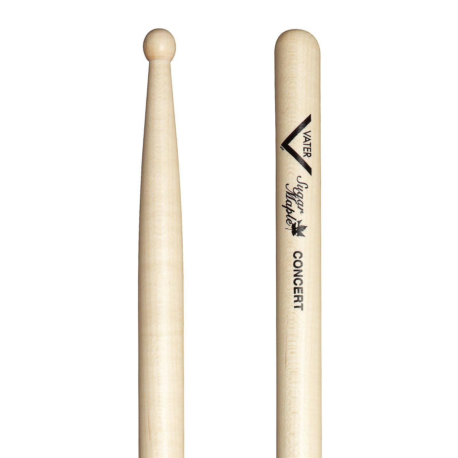 Vater Drumsticks VSMCW - Concert General SD1 Sugar Maple Series - Ball Wood TIp