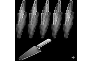 GBACHOOSE 120 Pack Plastic Cake Cutter 9 Inch Plastic Cake Server Cutting, Cake Knives Pie Pizza Pastry Slicer Serving Utensi