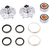 FKG 518507 Front Wheel Bearing Hub Assembly fit for 1988-1993 Toyota Corolla (FWD Non-ABS), 1994-2002 Toyota Corolla (Non-ABS), 1998-2002 Chevy Prizm (Non-ABS), Set of 2