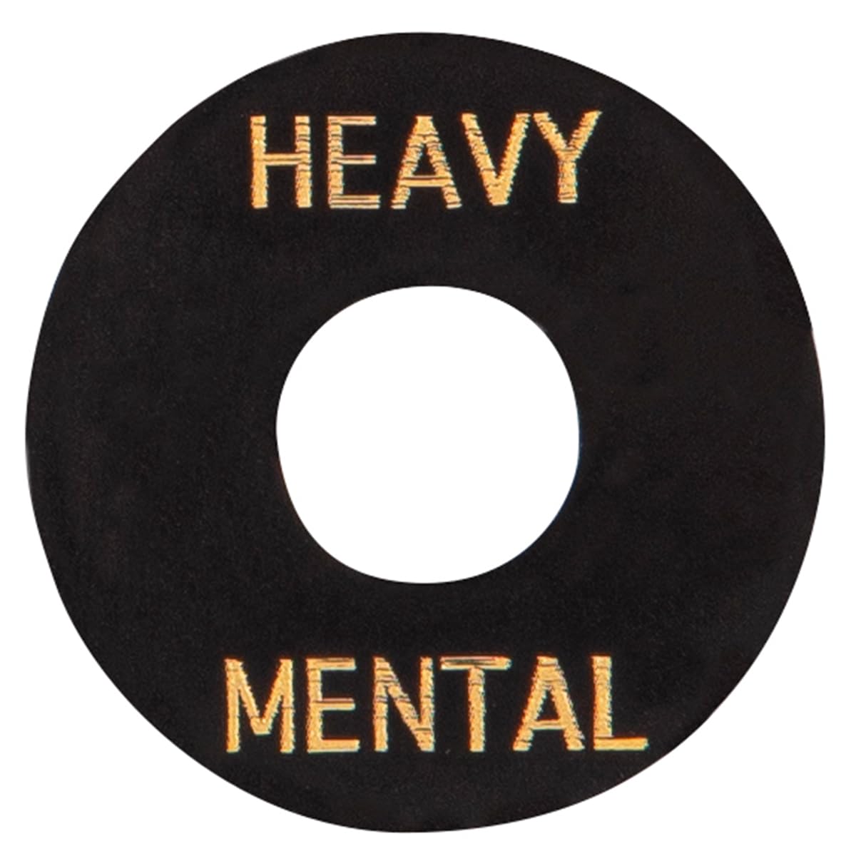 JOE DOE POKER CHIP IN AGED BLACK - HEAVY - MENTAL
