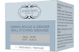 Lefranc Bourgeois Charbonnel Professional Etching Additive, Soft Black Ground Solid