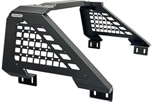 IIIREENO Sport Roll Bar Compatible with 2022-2024 Ford Maverick | Chase Racks | Sport Bar | Light Mount |Textured Black |