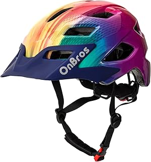 OnBros Fahrradhelm Kinder, Mädchen und Jungen Helm Kinder für 5-13 Jahre Kinderfahrradhelm mit Visier Fahrrad Helm Kind 50-57CM für Skateboarding Scootering und Radfahren