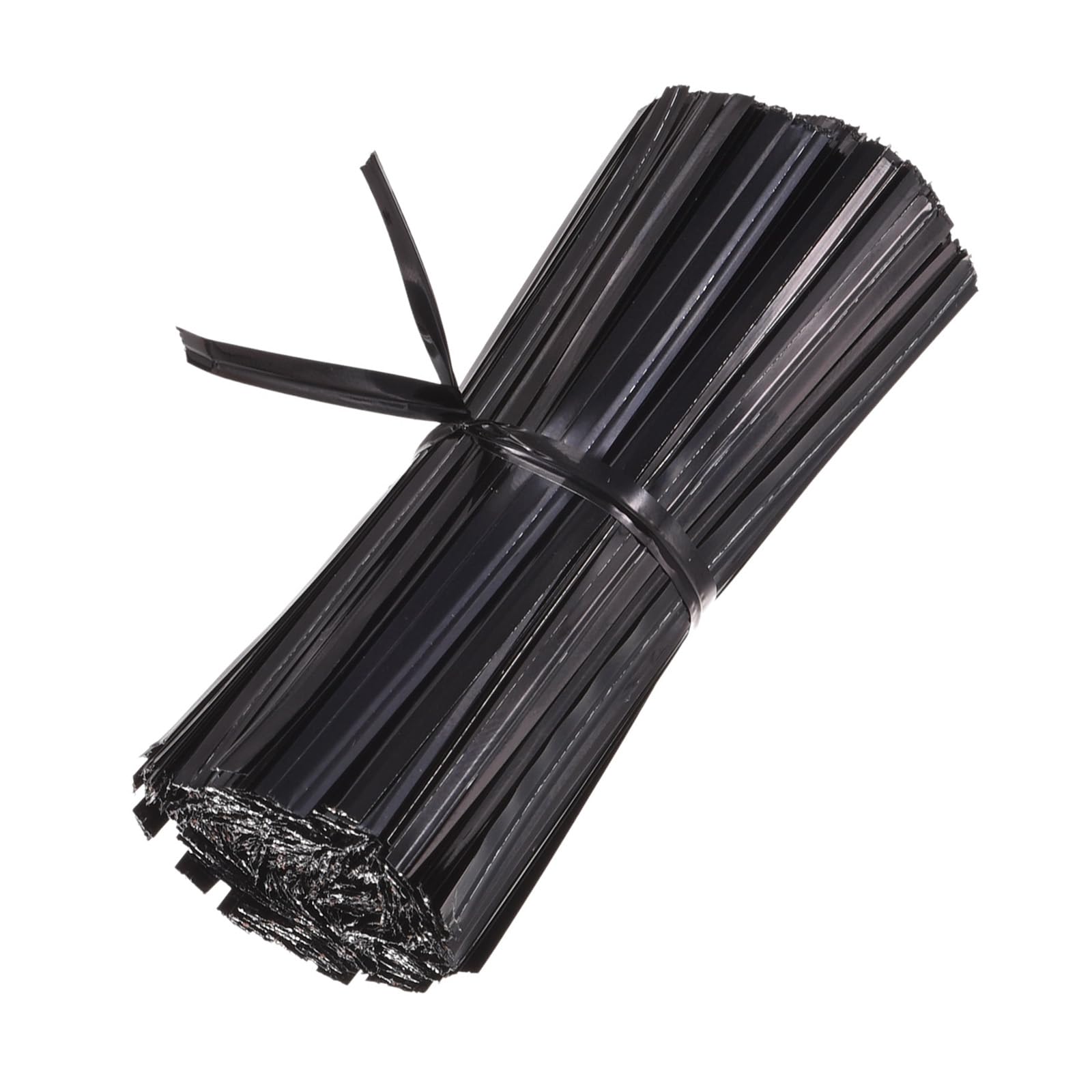 M METERXITY 750-Pack Metal Twist Ties, 8cm Metallic Twists Tie for Christmas/Party Decoration/Garden Plant/Gift Wrapping/Bread/Cake/Pops Candy Bags, Reusable Twisty-Ties [Black]