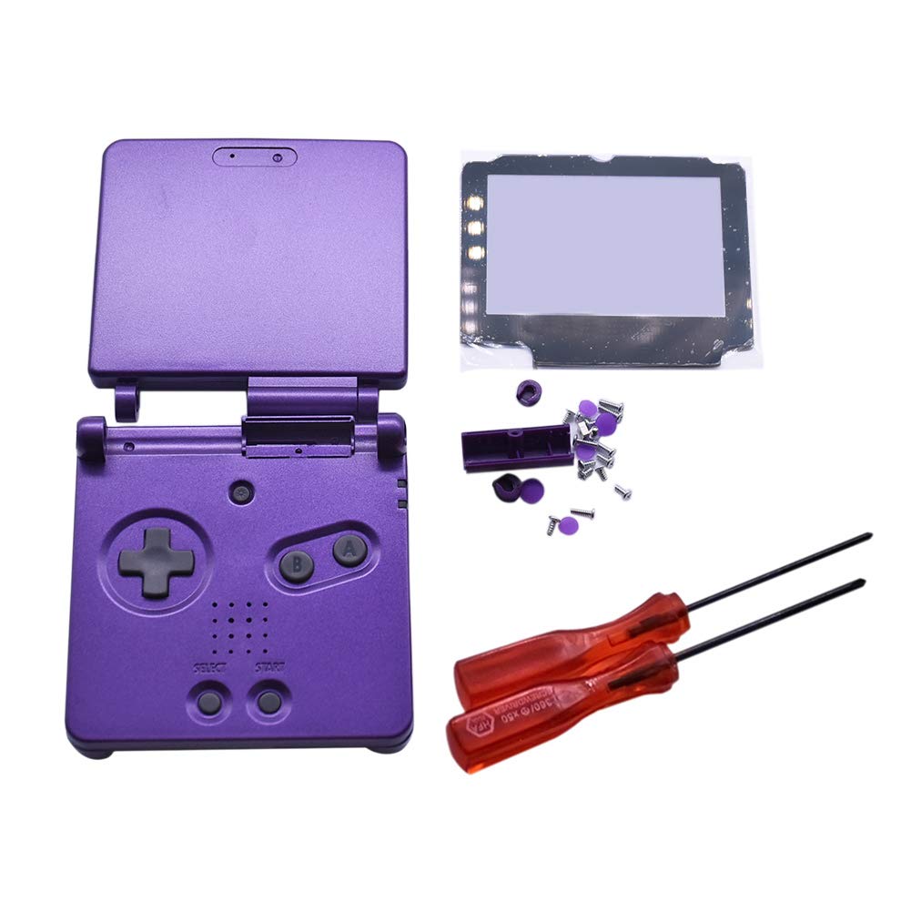 Xingsiyue Replacement Full Housing Shell Cover Case Repair Parts Set w/Lens&Screwdriver for Nintendo Gameboy Advance SP GBA SP Console