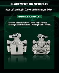 SCITOO 18B4892 18B4893 Disc Brake Calipers Assembly