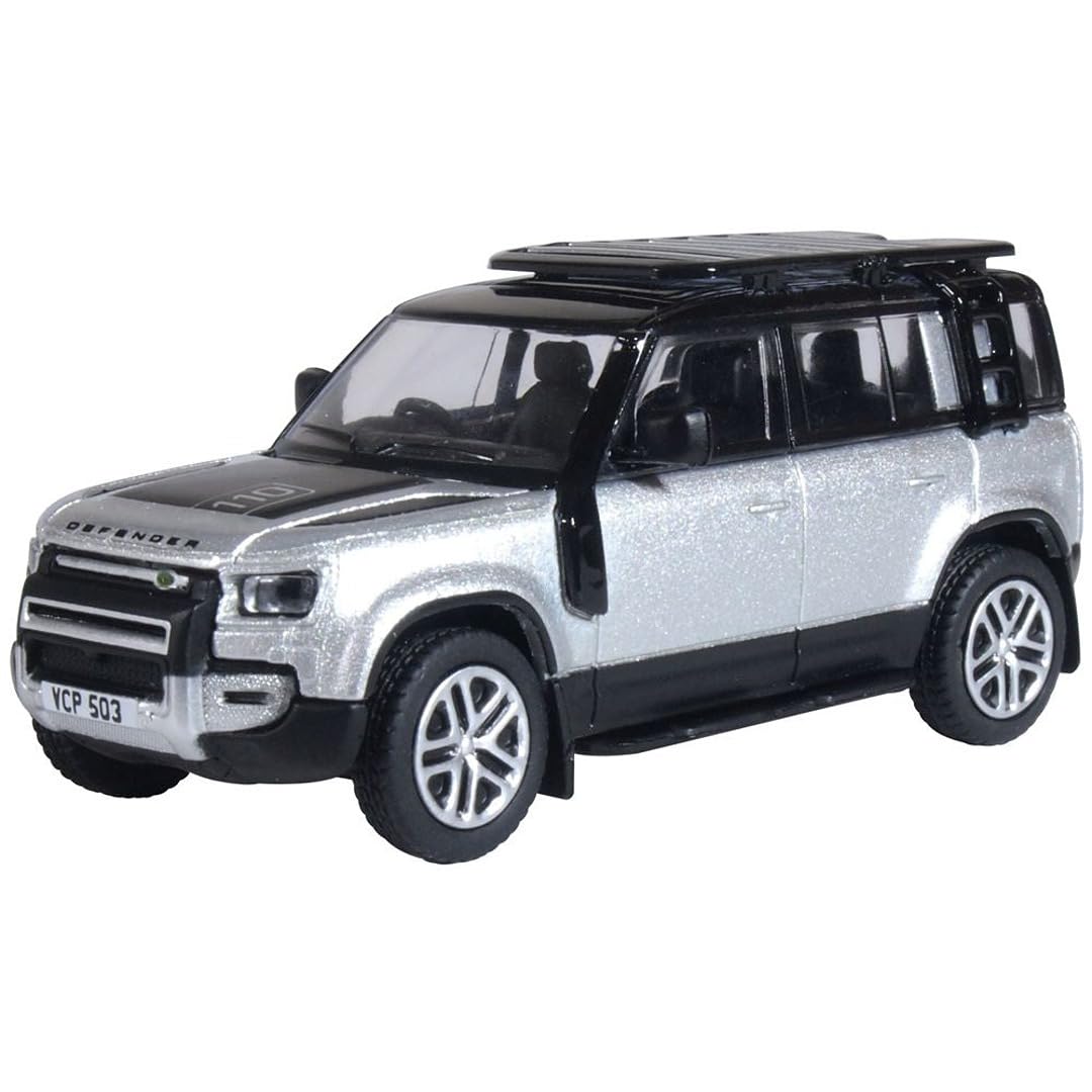 Oxford Diecast New Defender 110 Indus Silver