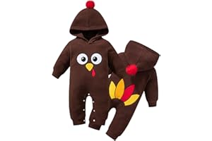 bakjuno Baby Thanksgiving Turkey Costumes First Thanksgiving Clothes Baby Turkey Outfit