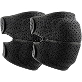 Knee Pads for Women & Men, Soft Dance Knee Pads with Adjustable Bands, Volleyball Knee Pads for Women Men Wrestling Knee Pads Wrestling Gear, Knee Protector Crash Pad Snowboarding Gear Soft Knee Pads for Work (Black, Medium)