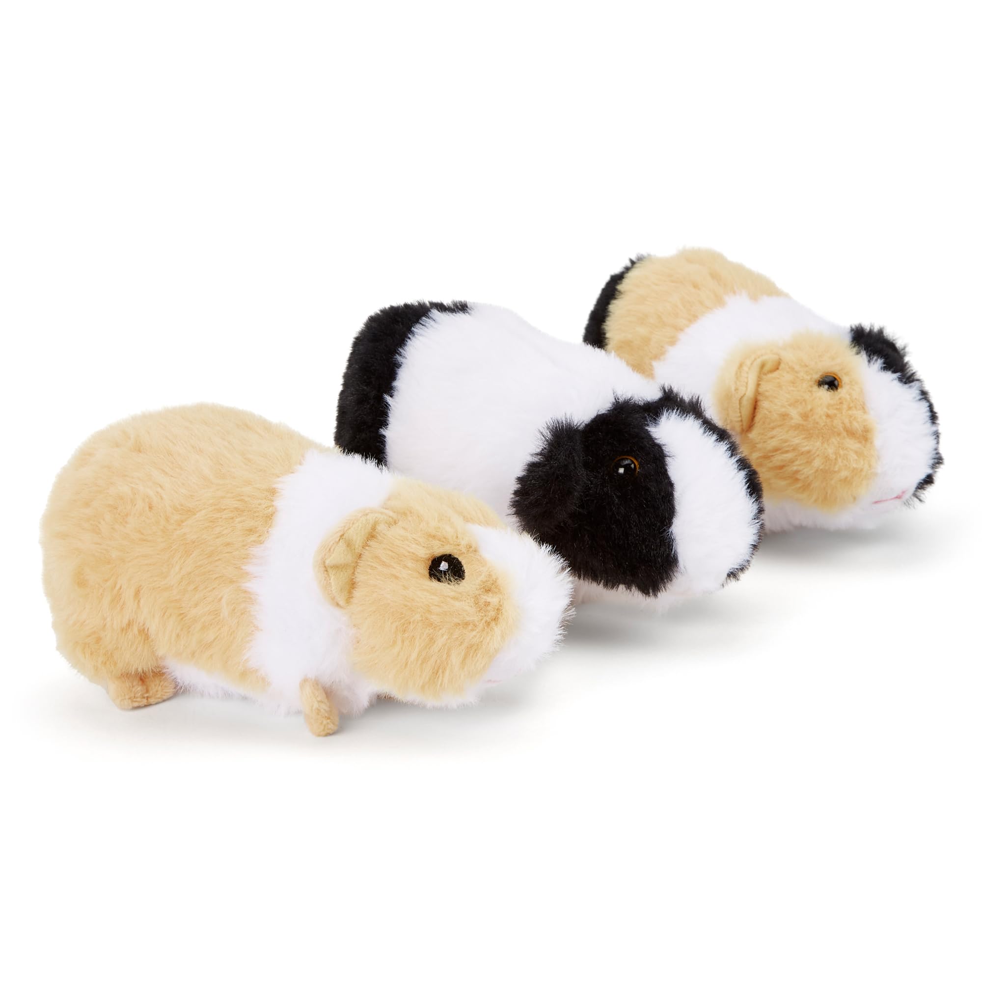 Zappi Co 100% Recycled Guinea Pig Plush Set of 3- Mulitpack (15cm Each) Soft Cuddly Eco Friendly Collection for Newborn — image 1