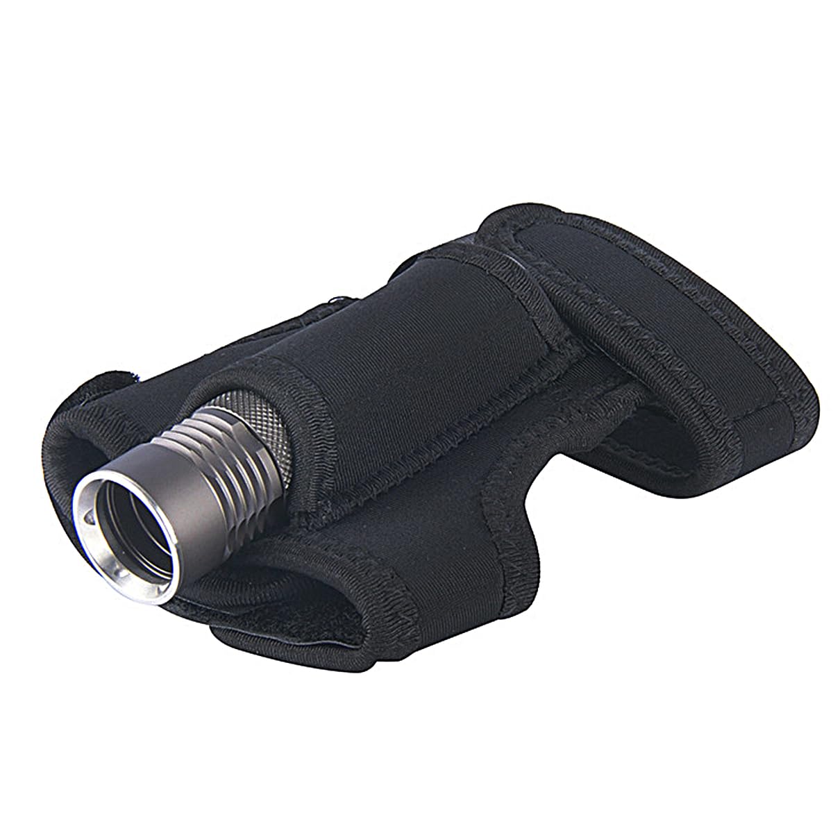 Sarini Diving Torch Arm Holder Flashlight Glove Hands Free Flashlight Holder Universal Adjustable Wrist Strap Scuba Dive Lights Accessories