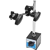 Qnkaa Magnetic Base Holder for Dial Indicator | with Fine Adjustable Long Arm Tool Stand for Dial Gauge