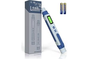 APOWER Natural Gas Leak Detector with Audible & Visual Alarm, Portable Propane Sniffer to Locate Combustible Sources Like Methane Propane Home Travel