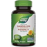 Nature’s Way Dandelion Root Supplement – Helps Stimulate Appetite, Support Digestion & Bile Flow – Diuretic & Mild Laxative –