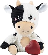 Webbox Colby the Cuddle Cow Plush Toy with Heartbeat for Separation Anxiety