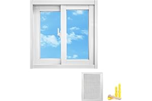 White Basement Window, Exterior Window, Mobile Home Windows Replacement, Aluminum Sliding Windows with Screen and Tempered Gl