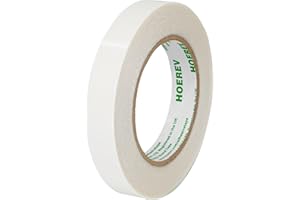 Hoerev UHMW PE Low Friction Tape A Multipurpose Drawer Glide Tape for Easy Application, Noise Reduction & Surface Protection, Ideal for Wood, Drawers, Cabinets, Curtains, and Furniture.3/4" x18 Yds