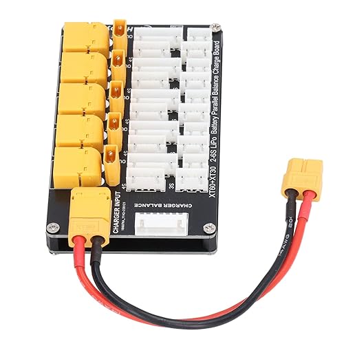 Battery Parallel Charging Board, XT30 XT60 LiPo Plug Balanced