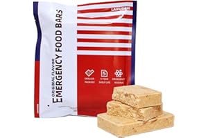LAIFUFIRM Emergency Food Bars Survival Rations Mre Meals High Calorie Bars Military Food Hardtack Compressed Biscuits Disaster Preparedness Supplies (572 kcal) ﻿