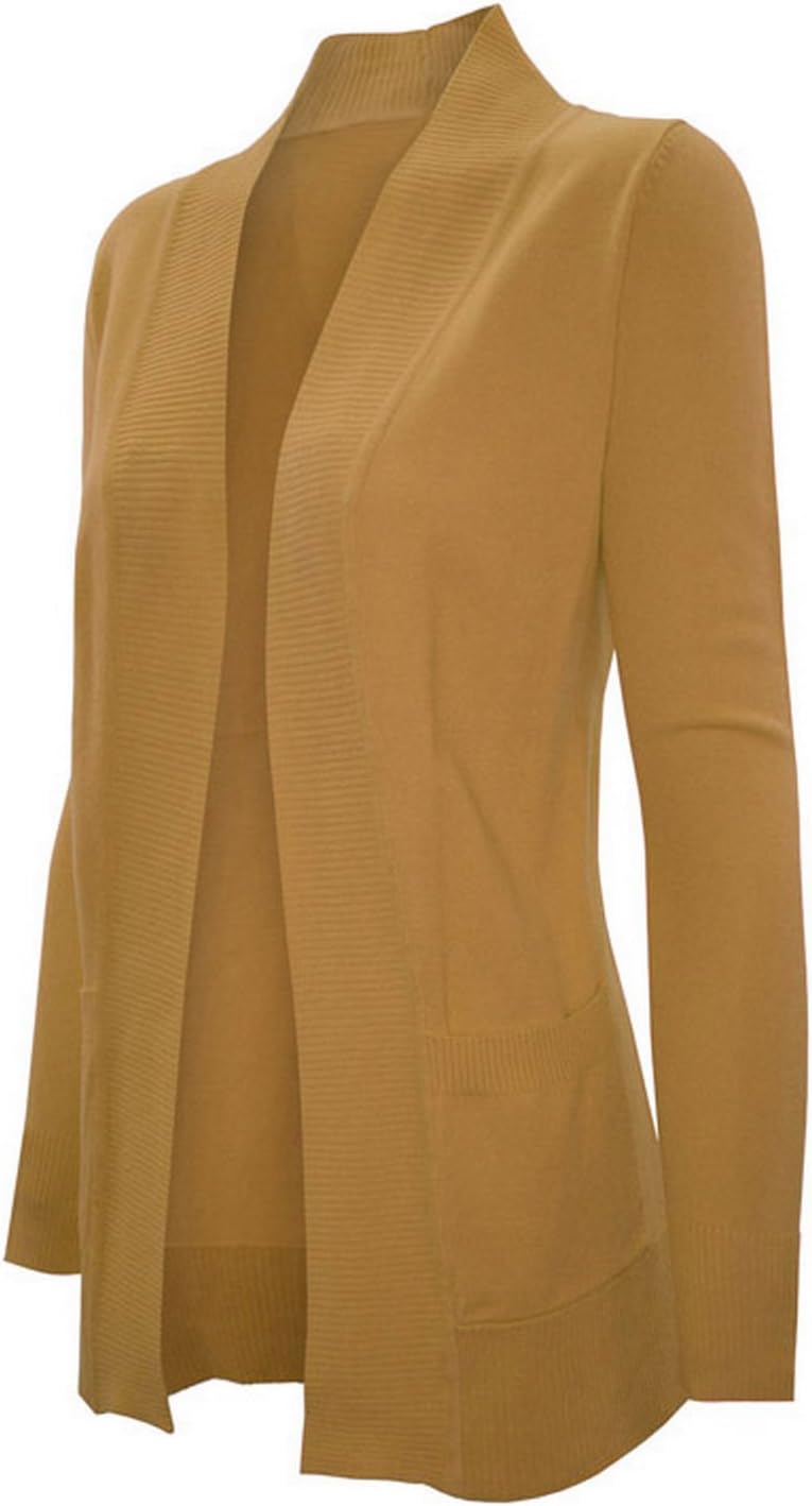 makeitmint Women's Open 3/4 or Long Sleeve Bolero Cardigan [S-3XL]