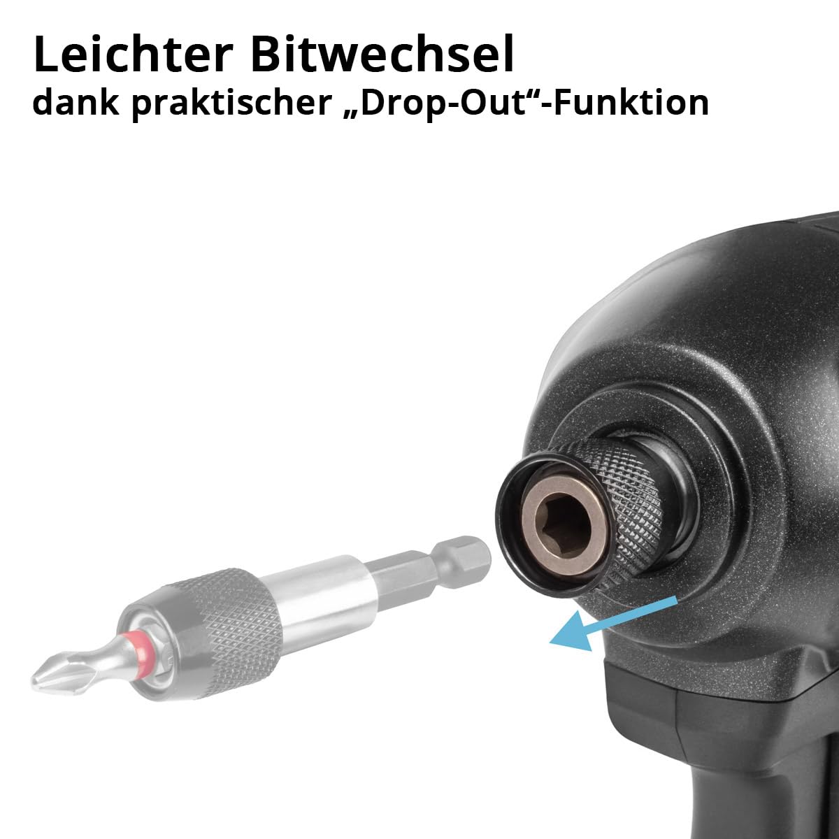 STAHLWERK Akku-Drehschlagschrauber (ADS-190 ST) – 20 V, 190 Nm, ¼ Zoll-Schnellwechsel-Bit-Aufnahme für langen Holz- & Terrassenbau (Holz- & Metallschrauben), Brushless-Technologie, Akkus & Ladegerät 8