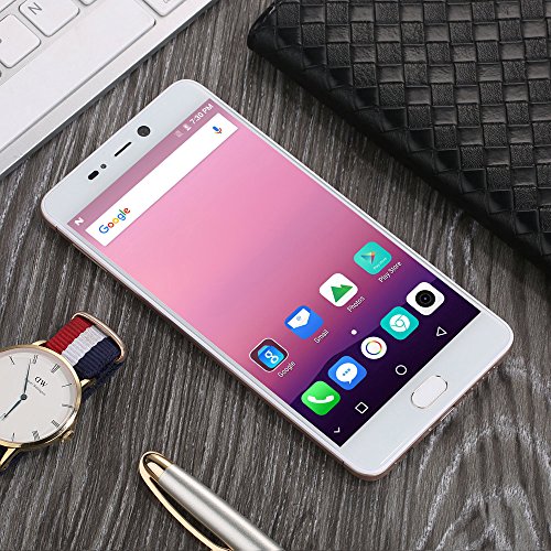 Smartphone 4g, LEAGOO T5 - Móviles y Smartphones Libres 4G?5.5?FHD Pantalla y 13MP Cámaras y Octa Core Procesador RAM 4GB+ROM 64GB 128GB extendido Android 7.0 3000mAh de Leagoo Direct,Oro