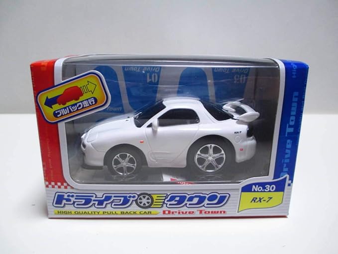 Amazon マツダ Mazda Rx 7 プルバックカー ドライブタウン ミニカー ホワイト 名探偵コナン 安室透 ミニカー ダイキャストカー ホビー