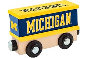 MasterPieces Wood Train Box Car - NCAA Michigan Wolverines - Officially Licensed Toddler & Kids Toy