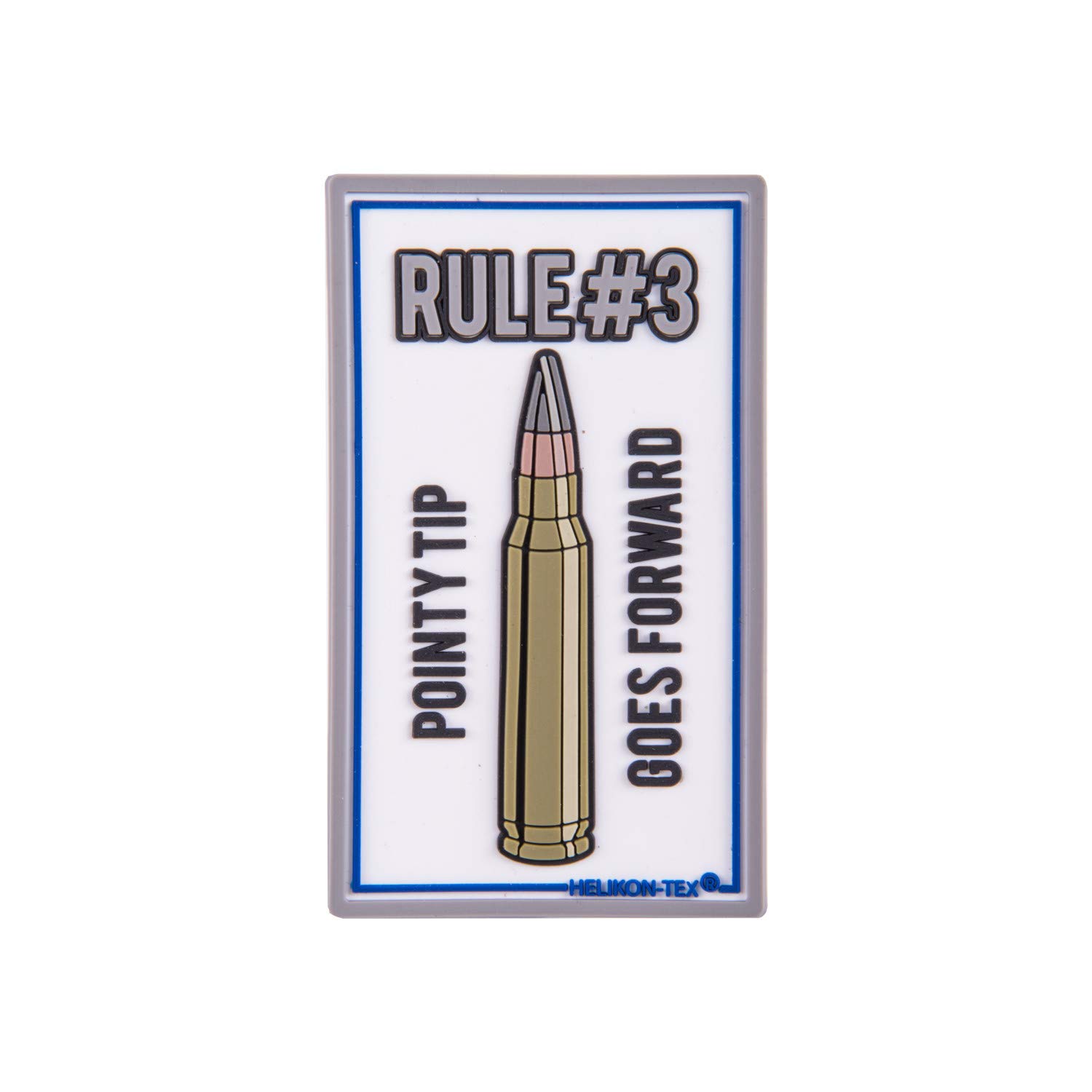 Helikon-Tex 'RULE#3' PATCH - PVC WHITE