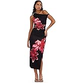 Forever 21 Womens Maxi Dress with Side Ruching Detail