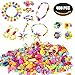 BESKIT 400 Pcs Pop Snap Beads Set - Girls Toddlers Kids Creative DIY Jewelry Kit Set