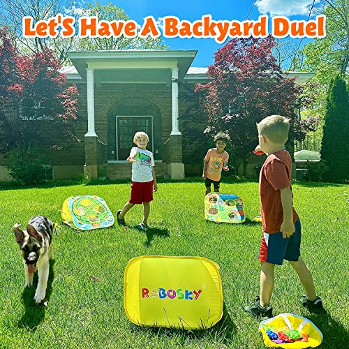 RaboSky Bean Bag Toss Game for Kids Toddlers 2 3 4 5 Year Old, Dinosaur