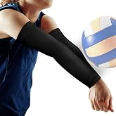 Peabownn Volleyball Arm Sleeves youth girls - 3XS-XL Compression Volleyball Arm Sleeves for women teen girls kids