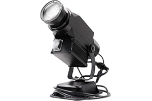 WAJECT LED Logo GOBO Projector IP65 Waterproof with Rotating Images DJ Effect Light Project Image for Company Store Wedding Advertising (15W, Outdoor)